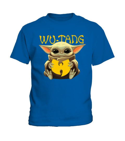 Star Wars Baby Yoda Hug Wu-tang Clan shirt - Unisex Long Sleeve Kids T-Shirt