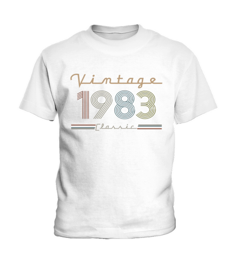 Vintage 1983 Classic Kids T-Shirt