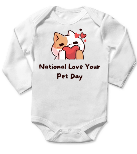 ask me about my cat funny cat Long Sleeve Baby One-Piece