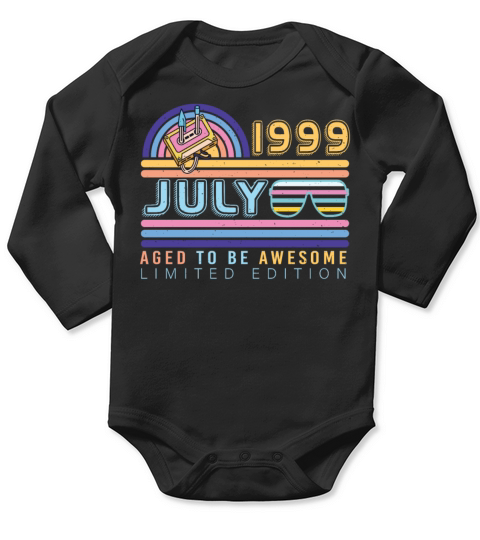 Best Birth Month July 1999 Long Sleeve Baby One-Piece