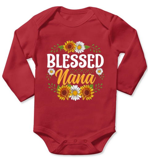 Blessed Nana - Unisex Long Sleeve Long Sleeve Baby One-Piece