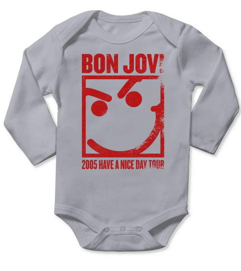Bon Jovi 2005 Have A Nice Day Tour T-Shirt Long Sleeve Baby One-Piece