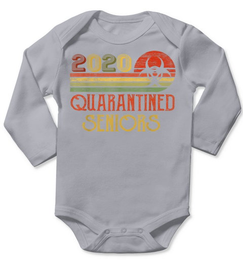 Class Of 2020 Senior Quarantine Funny Graduation Vintage T-Shirt Long Sleeve Baby One-Piece