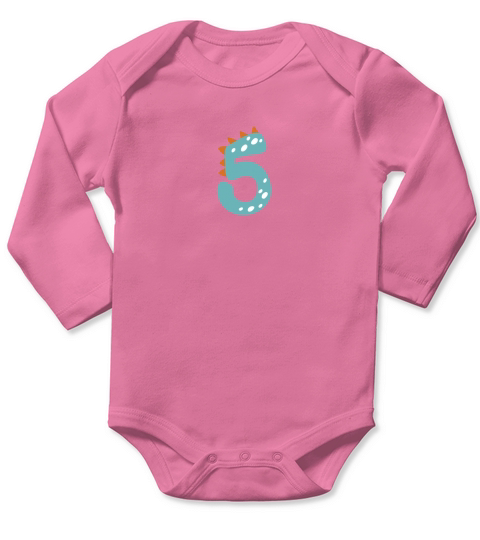 Dino(5) Long Sleeve Baby One-Piece