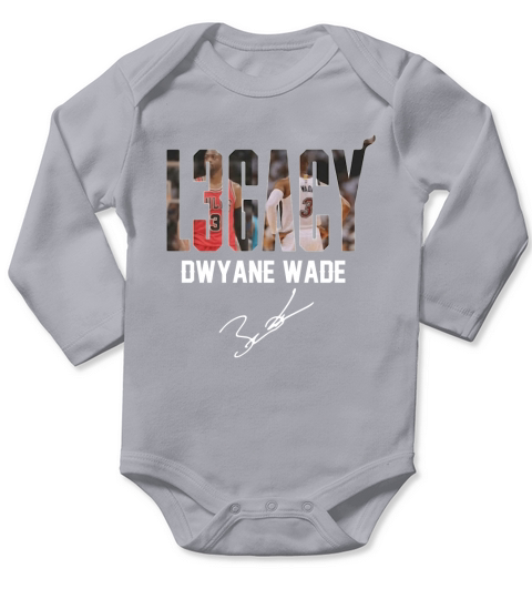 Dwyane Wade Legacy signature - Coffee Mug (colored) Long Sleeve Baby One-Piece