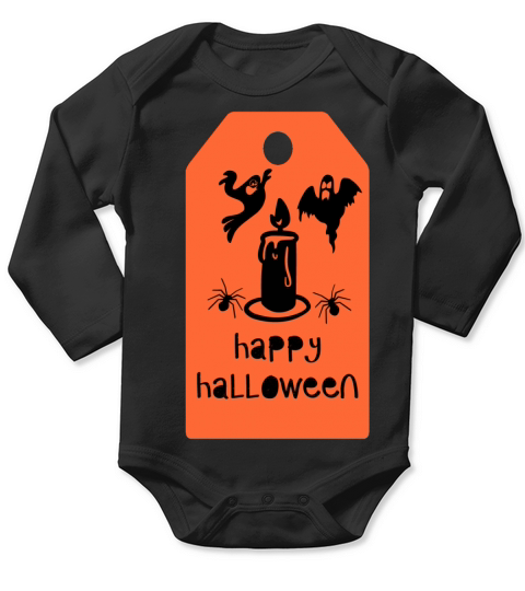 Halloween Gift Tags Halloween Favor 6 Long Sleeve Baby One-Piece