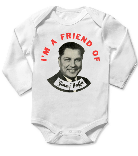 Jimmy Hoffa Long Sleeve Baby One-Piece