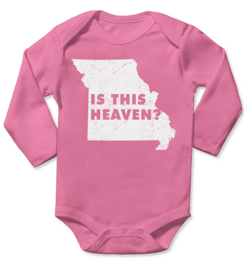 Land Map America US State Home Heaven Missouri Long Sleeve Baby One-Piece