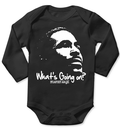 Marvin Gaye - Whats Going On album Tshirt Long Sleeve Baby One-Piece