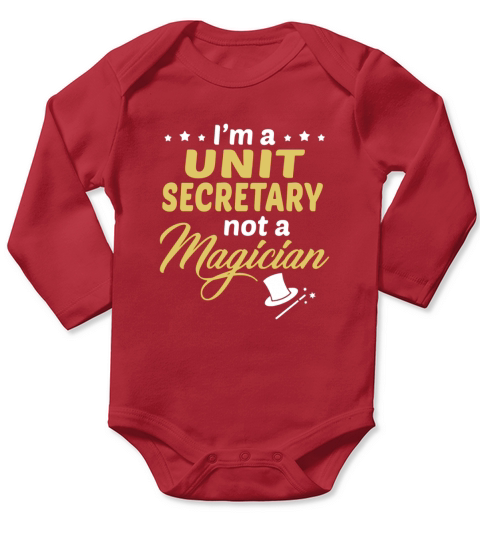 Unit Secretary Long Sleeve Baby One-Piece