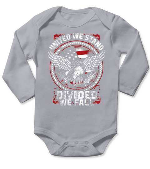 United we stand, divided we fall. Long Sleeve Baby One-Piece