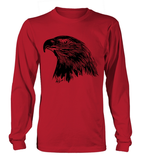 Eagle Portrait For Nature Bird Lovers Long sleeved Unisex