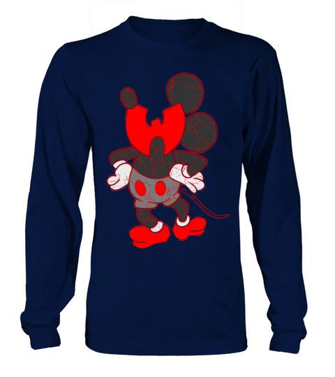 funny for kids animal wutang red Long sleeved Unisex