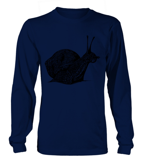 Vintage Realistic Snail Long sleeved Unisex
