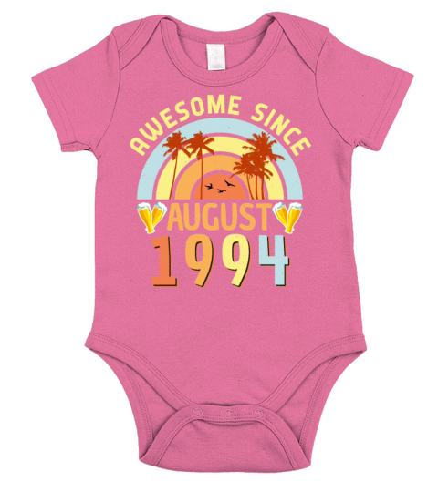 1994 Year Of Construction In August Short Sleeve Baby One-Piece