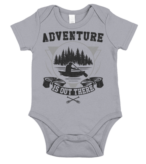 Canoe Canoeing Vintage Adventure Short Sleeve Baby One-Piece