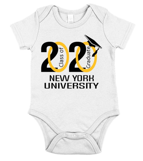 Class Of 2020 Graduation New York University Short Sleeve Baby One-Piece