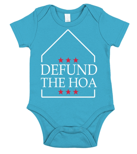 Defund The HOA Short Sleeve Baby One-Piece