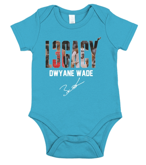 Dwyane Wade Legacy signature - Coffee Mug (colored) Short Sleeve Baby One-Piece