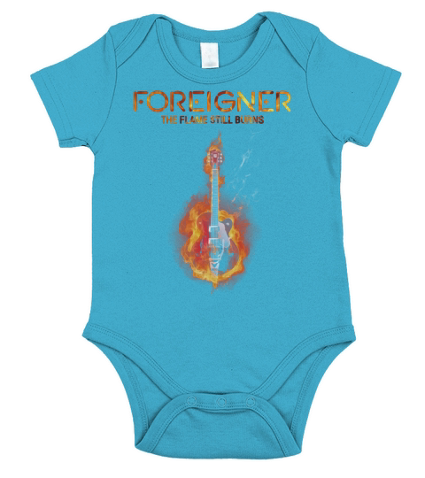 Foreigner band Tshirt Short Sleeve Baby One-Piece