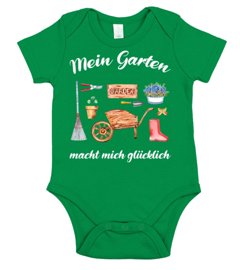 Garden Quote Hobby Gardener Gift Idea Short Sleeve Baby One-Piece