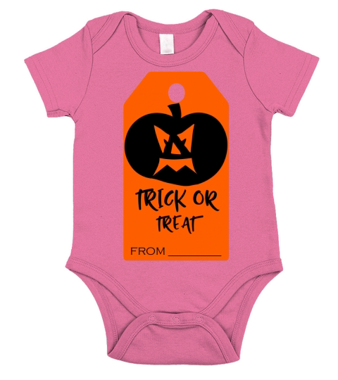 Halloween Gift Tags Printable Halloween 5 Short Sleeve Baby One-Piece