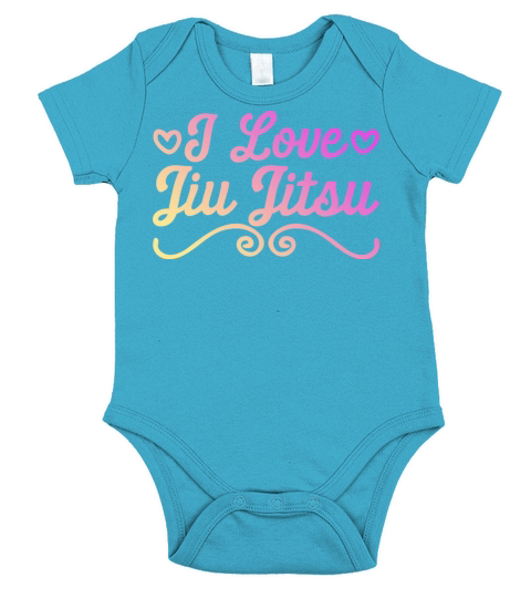 I love Jiu Jitsu Short Sleeve Baby One-Piece