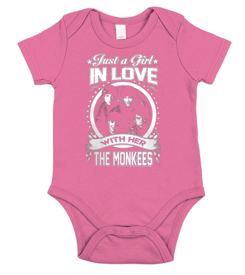 Just a Girl in love with her The Monkees Short Sleeve Baby One-Piece