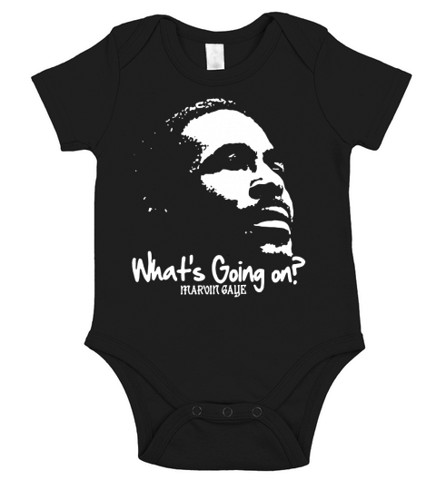 Marvin Gaye - Whats Going On album Tshirt Short Sleeve Baby One-Piece