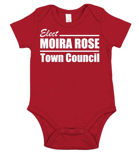Moira Rose for Town Council! Short Sleeve Baby One-Piece