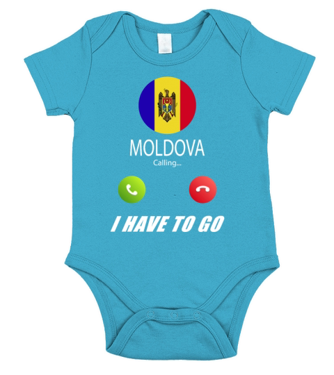 Moldova is calling Is calling Flag Saying Short Sleeve Baby One-Piece