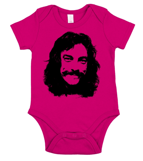 Neil Peart Smile Short Sleeve Baby One-Piece