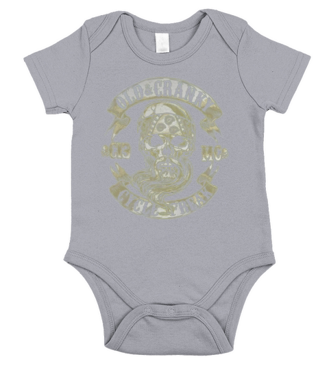OLD and CRANKY Short Sleeve Baby One-Piece