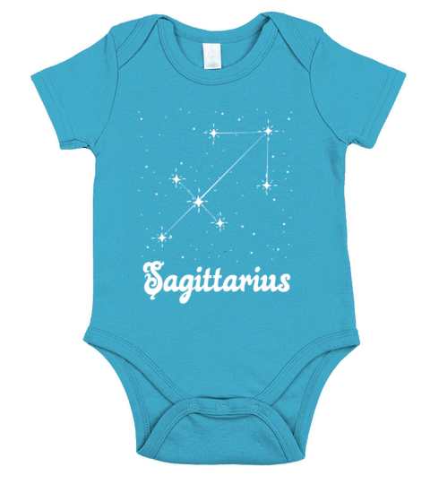 Sagittarius Constellation Zodiac Sign Astrology Short Sleeve Baby One-Piece