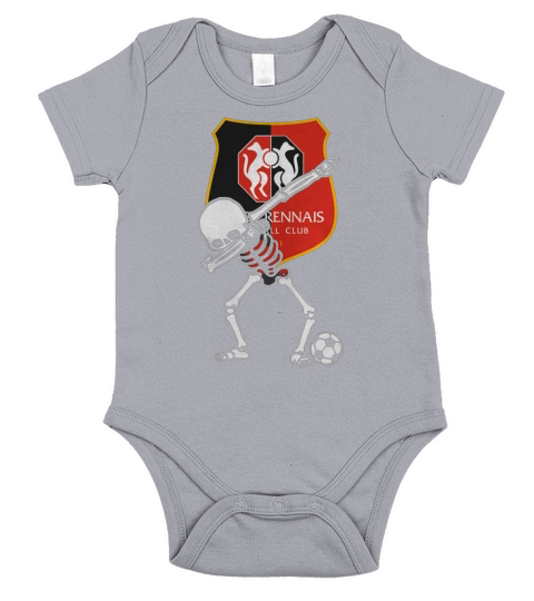 Skeleton Stade Rennais Dabbing Short Sleeve Baby One-Piece