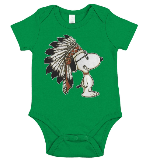 Snoopy Vintage Short Sleeve Baby One-Piece