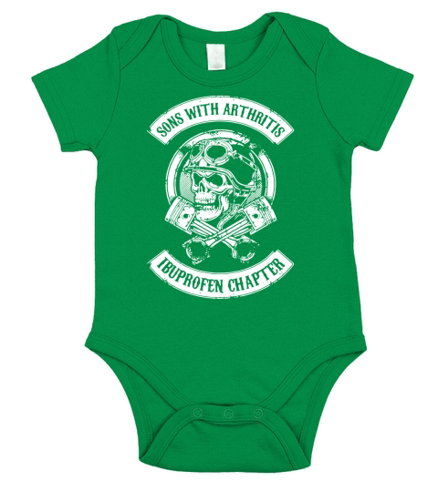 SON OF ARTHRITIS IBUPROFEN CHAPTER Short Sleeve Baby One-Piece