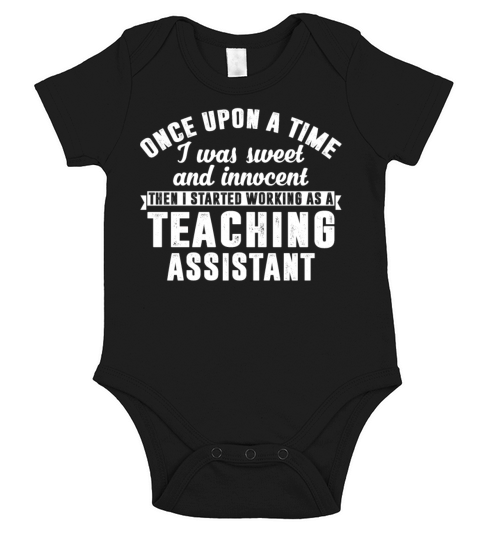 Sweet Then I Started Working As Teaching Assistant Short Sleeve Baby One-Piece