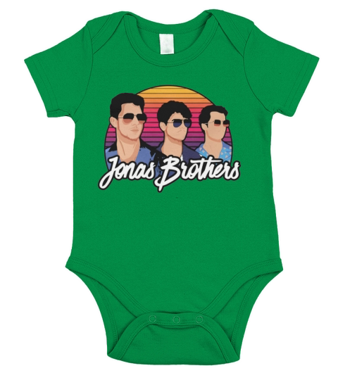The Jonas Brothers Short Sleeve Baby One-Piece