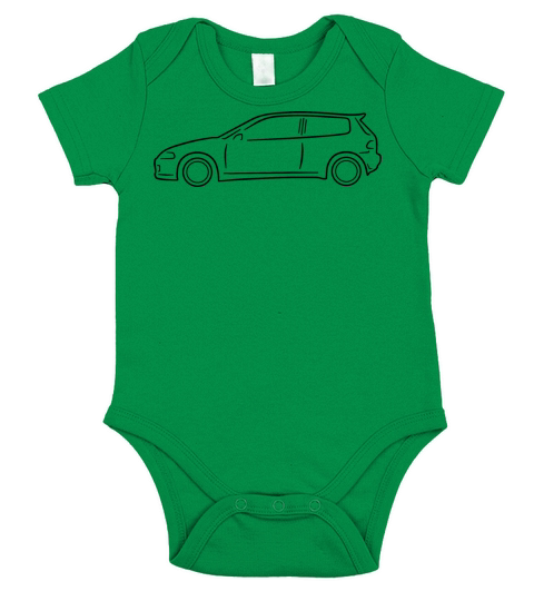 Tongan car Short Sleeve Baby One-Piece