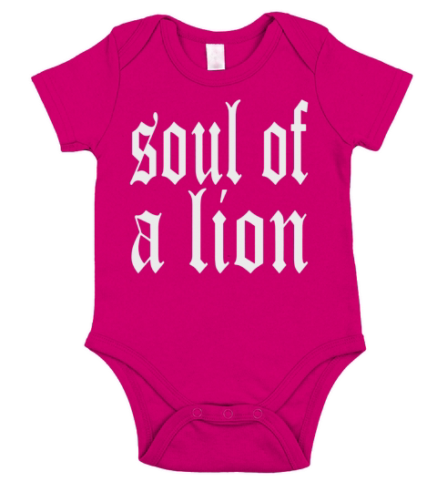 Warrior Soul of a Lion Short Sleeve Baby One-Piece