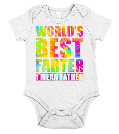 Worlds best farter i mean father Short Sleeve Baby One-Piece