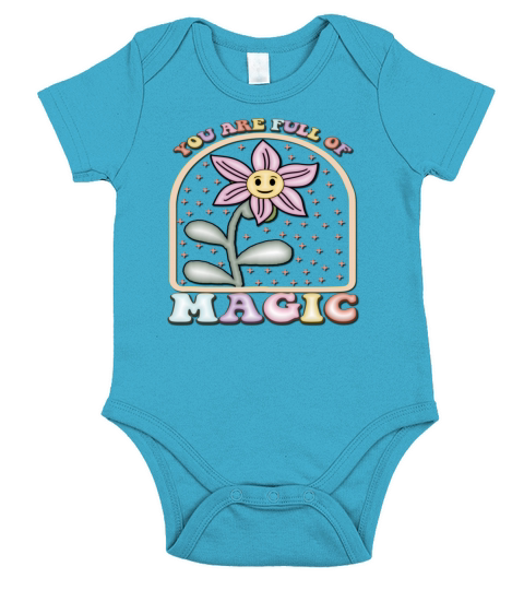 You Are Full of Magic Growth Mindset Inspiration Short Sleeve Baby One-Piece