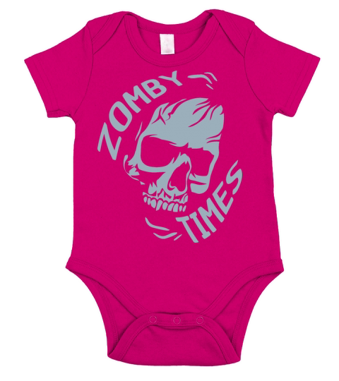 zombie zomby times era Short Sleeve Baby One-Piece