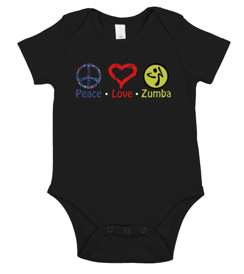zumba Short Sleeve Baby One-Piece