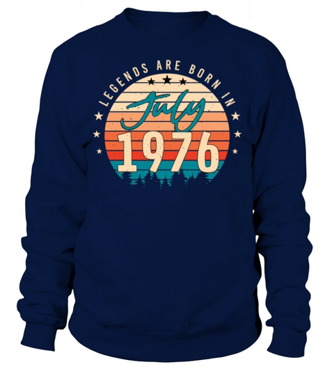 1976 July Vintage Sweatshirt Unisex
