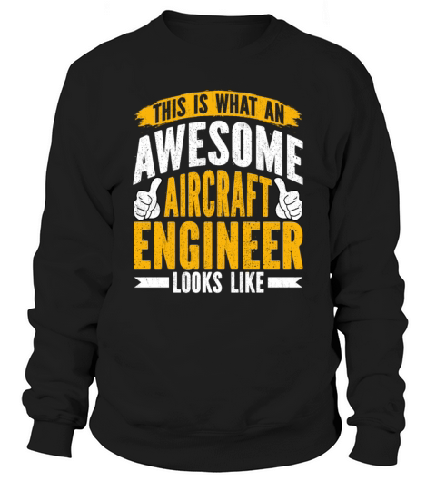 Aircraft Engineer Funny Airplane Engineering Sweatshirt Unisex