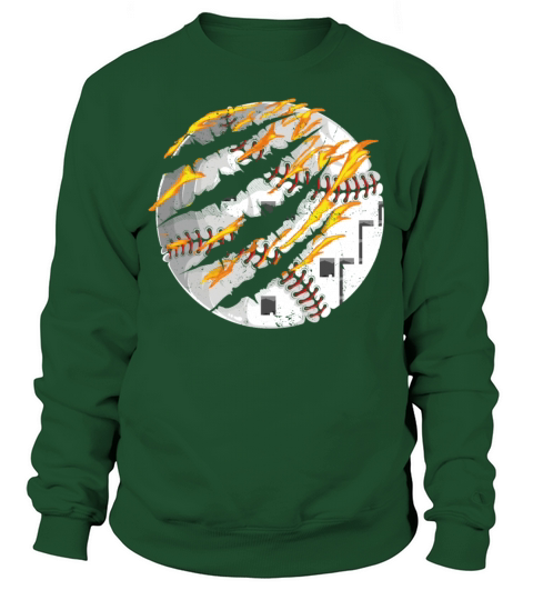 Baseball Fan Fire Vintage Sweatshirt Unisex