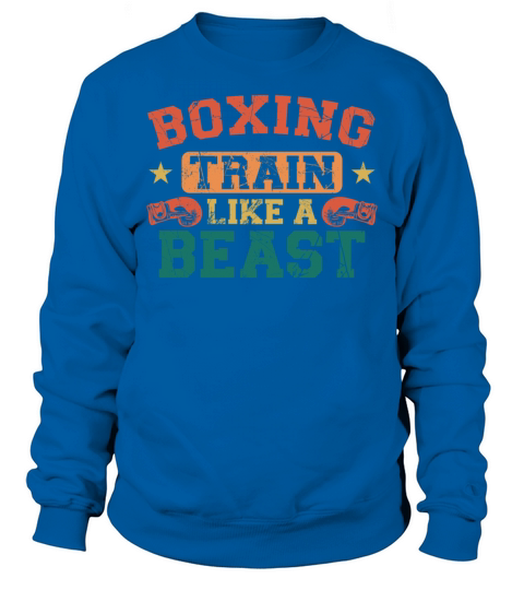 Boxing Vintage Boxing Train Like A Sweatshirt Unisex