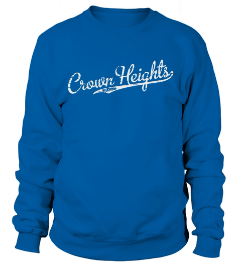 Cool Retro Vintage Crown Heights Brooklyn T-Shirt Sweatshirt Unisex